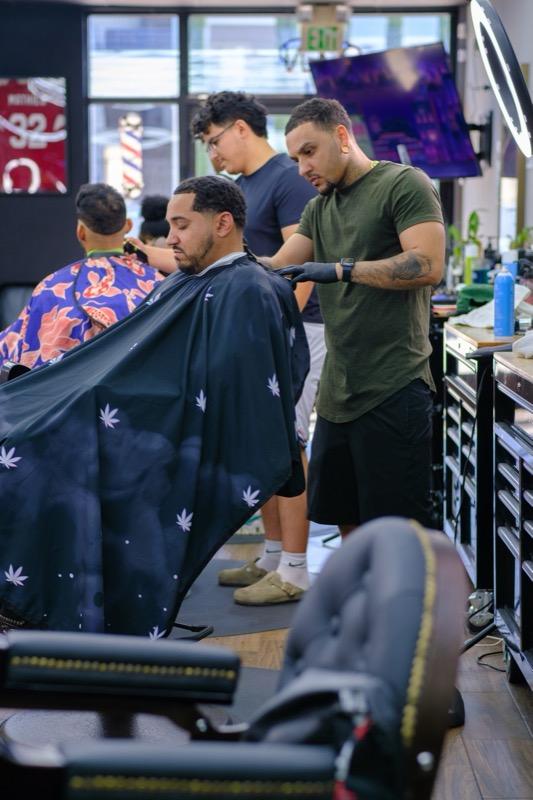 Skin fade haircut at Tay's Barbershop Sacramento