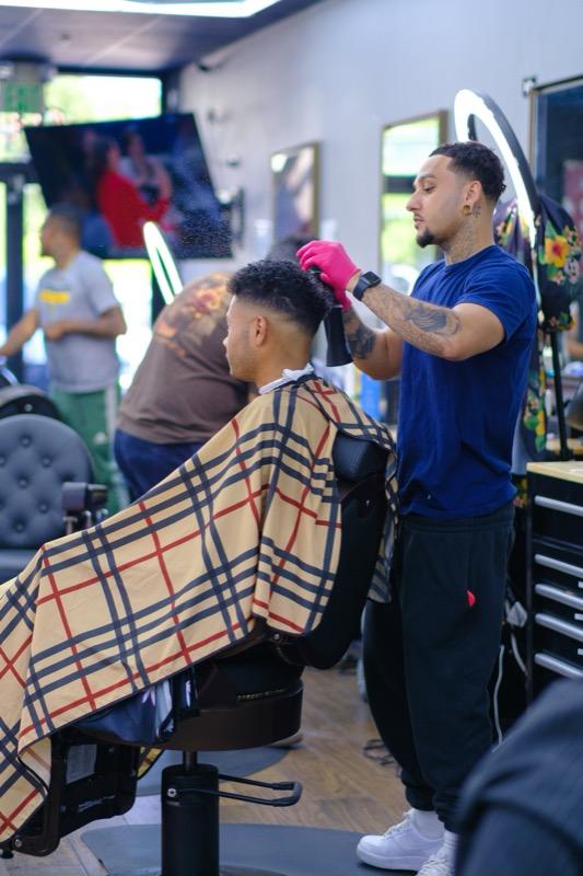 Classic haircut at Tay's Barbershop Tahoe Park location